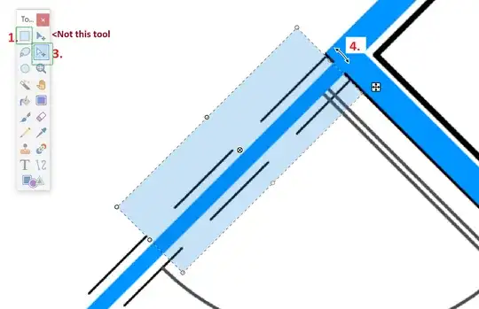 paint.net 5.0.2 visual showcase of tools to rotate selection