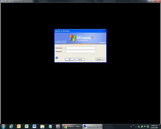 Screenshot of Remote Desktop