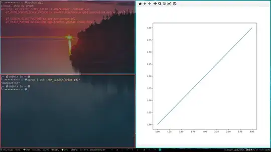 a matplotlib window without any rules