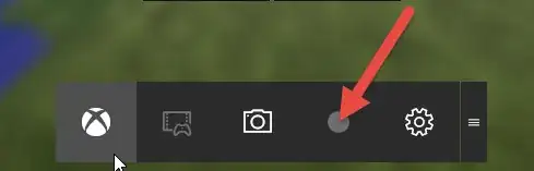 record button disabled
