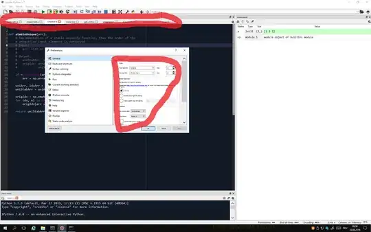 output of demo script