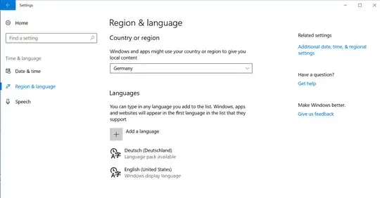 Language Settings