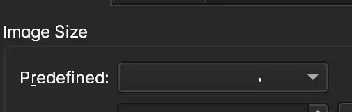 a useless dot drawn over this unopened dropdown in Krita