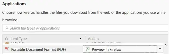 Screenshot of option