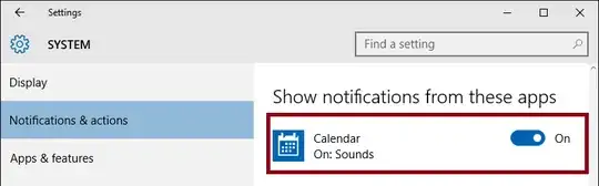 Image showing how to disable notifications from a specified app