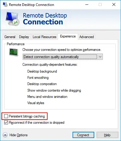 Remote Desktop Connection