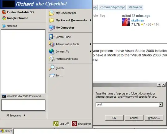 Start Menu screenshot