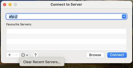 A screenshot of the connect to server dialog