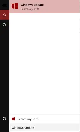 search results for windows update