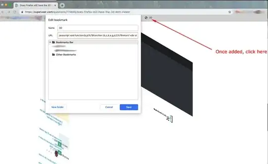 Instructions for 3D view