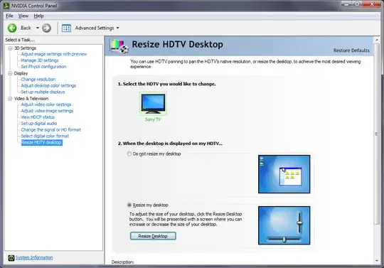 NVIDIA control panel
