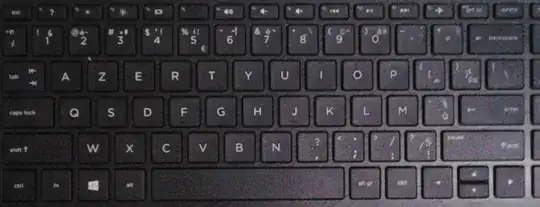 my laptop keyboard