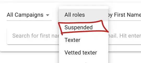 Suspended - Spoke admin roles dropdown