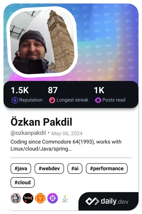 Özkan Pakdil's Dev Card