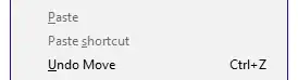Windows Explorer undo op via context menu