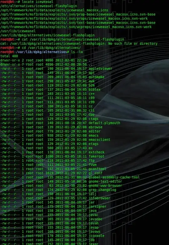 screenshot of shell screenshot