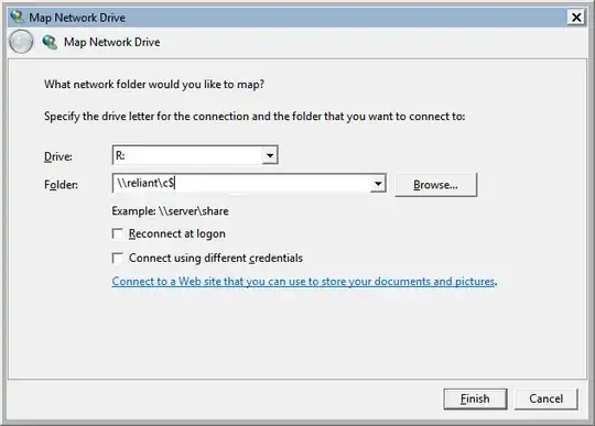 Mapping network drive