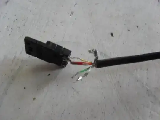 Broken USB connector