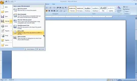 Word 2007 Save As PDF