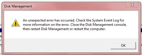 error message