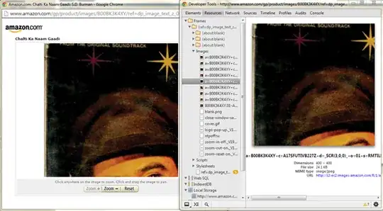 Amazon webpage / Dev tools