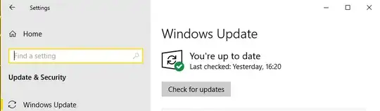 Windows Update may falsely display as if it is working.