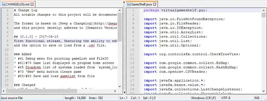 Split view in action
