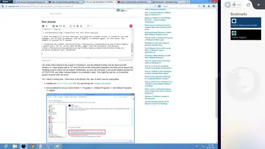 Screenshot of FF Modern UI, snapped