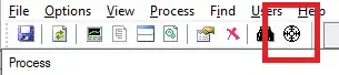 process explorer toolbar