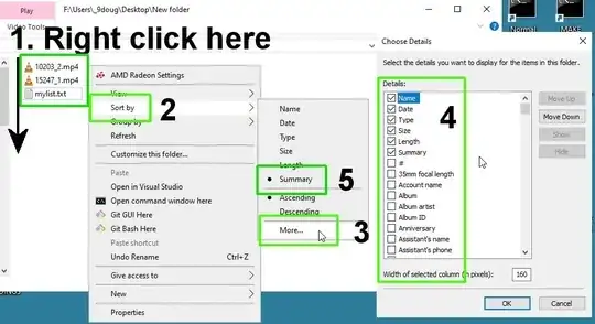 Windows Explorer sort by options