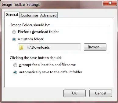 image toolbar settings