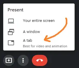 Present > A Tab