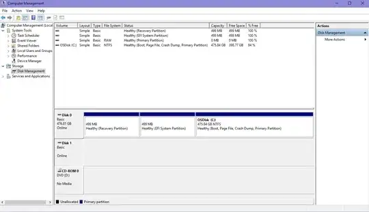 Disc Management SC - can't find my external HDD