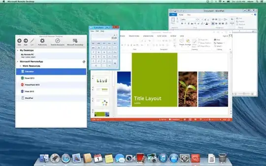 Remote apps running on Mac OS X 10.9