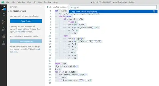 VS Code copy with syntax highlighting