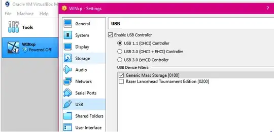 image of settings pane
