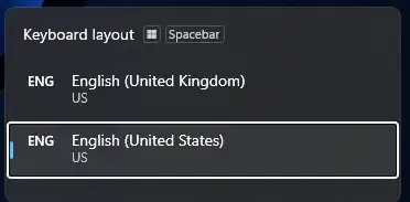 Keyboard layouts when I press Ctrl+Shift Keyboard layouts when I press Ctrl+Shift