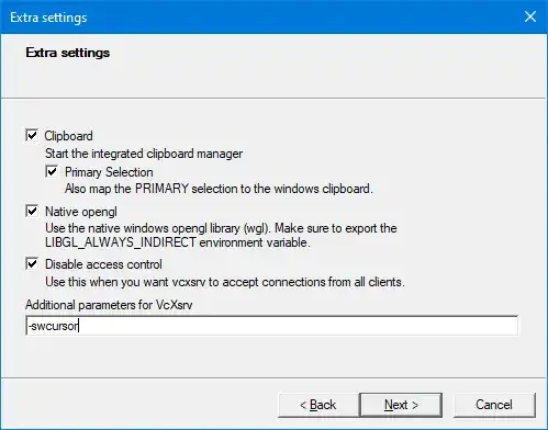 how to set -swcursor option