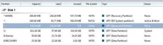 Partition manager screenshot