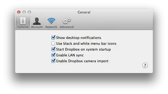 The last option is selected