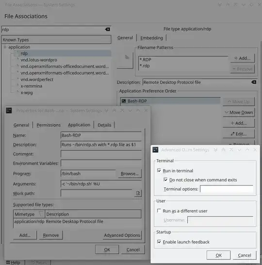 File Association RDP