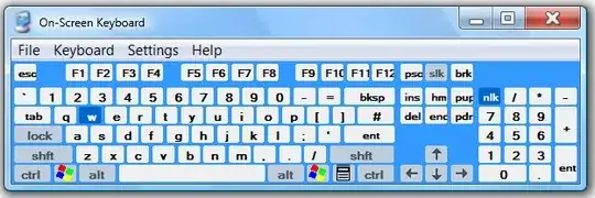 Windows Vista On-Screen Keyboard