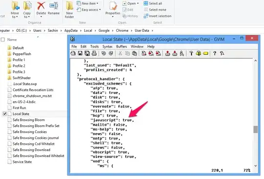 Chrome State Settings