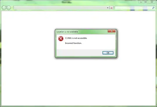 Error opening folder named NUL