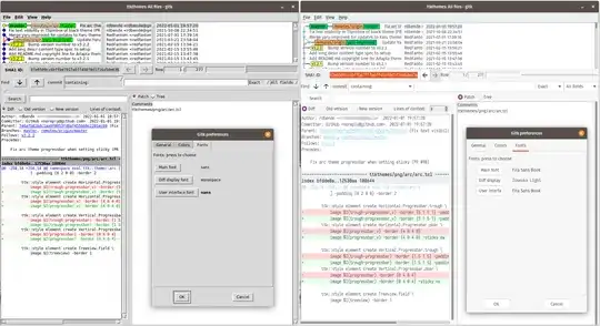 before and after screenshot