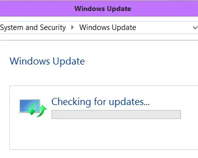 Checking for updates...