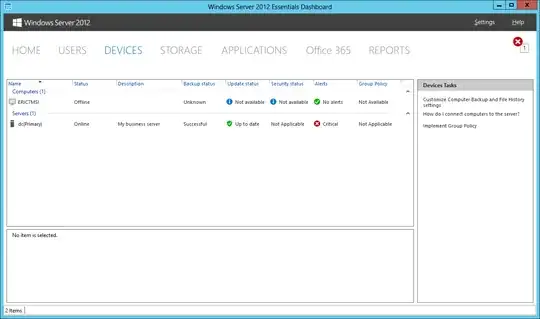 Server Essentials Dashboard