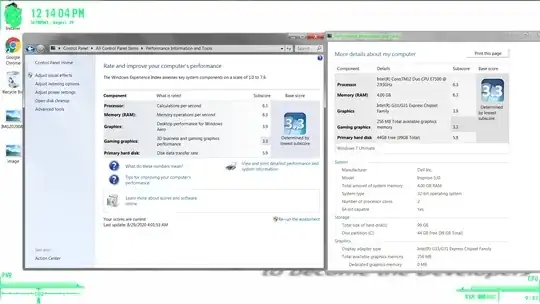 This is my current windows that I used