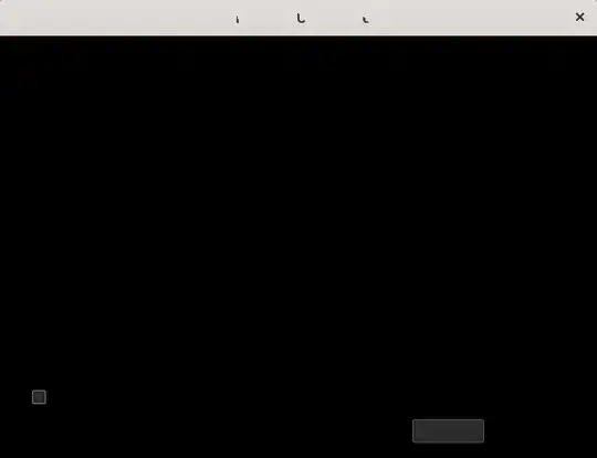 Startup screen of Jetbrains Rider with mangled font