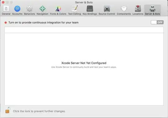 server and bots preferences